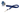 CORD-Cordon tour de cou classique attache mousqueton bleu roi-IBCard