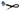 CORD-Cordon tour de cou classique attache mousqueton noir-IBCard