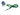 CORD-Cordon tour de cou classique attache mousqueton vert-IBCard