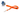 CORD-SECU ORANGE-Cordon tour de cou sécuritaire orange avec attache mousqueton-IBCard