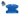PB1F-Porte badge rigide horizontal bleu pour carte professionnelle-IBCard