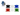 PB1F-Porte badge rigide horizontal couleurs pour carte professionnelle-IBCard