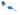 ZIPROND-Enrouleur attache badge bleu translucide rond-IBCard